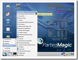 Parted Magic v5.1 LiveCD - Systemprogramme