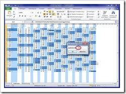 Feiertag/KW-Spalten sind 25 Excel-Einheiten breit