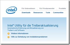 Intel® Utility für die Treiberaktualisierung